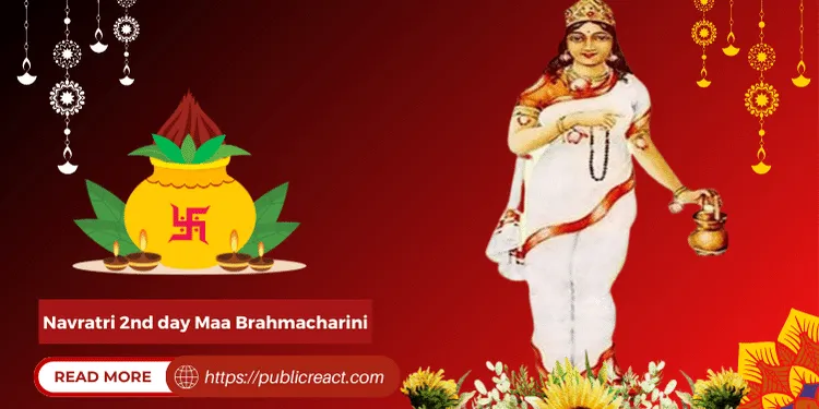Maa Brahmcharni Navratri 2nd Day 1 Maa Brahmacharini 2nd Form Of Goddess Durga