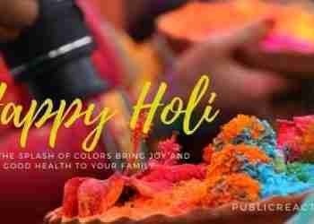 holi celebration Time and date