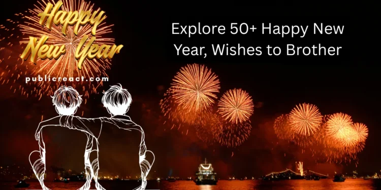 50 + Happy New Year Wishes 2026 to Brother with Love and Blessings 1 New Year Wishes to Brother