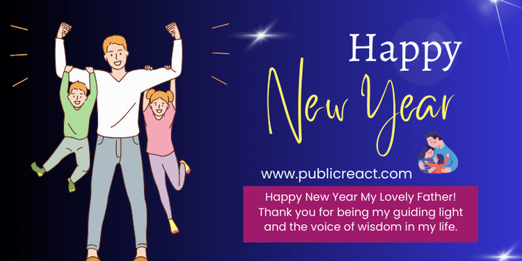 Happy New Year wishes For Father