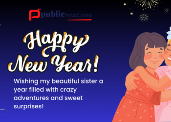 Happy New Year Wishes for Sister