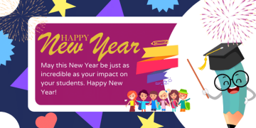 Happy New Year wishes for the Teacher